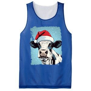 Pop Art Colorful Cow Christmas Gift Mesh Reversible Basketball Jersey Tank