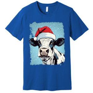 Pop Art Colorful Cow Christmas Gift Premium T-Shirt