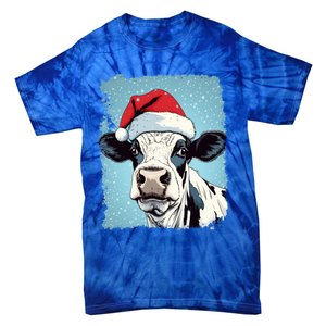 Pop Art Colorful Cow Christmas Gift Tie-Dye T-Shirt