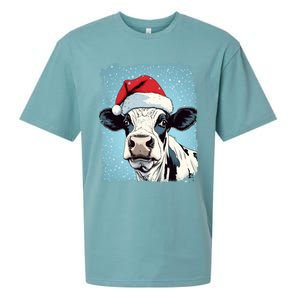 Pop Art Colorful Cow Christmas Gift Sueded Cloud Jersey T-Shirt