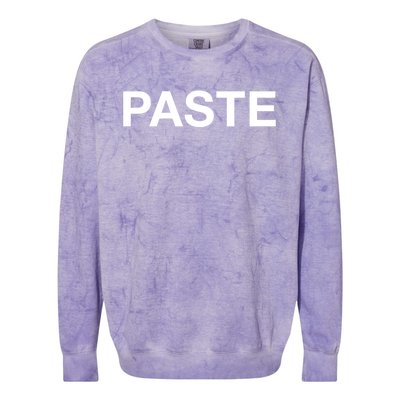 Paste And Copy Matching Father Mother Gift Colorblast Crewneck Sweatshirt