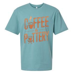 Pottery And Coffee Ceramic Artist Sueded Cloud Jersey T-Shirt