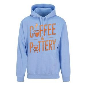 Pottery And Coffee Ceramic Artist Unisex Surf Hoodie