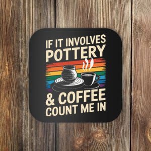 Pottery And Coffee Ceramic Artist Coaster