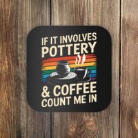 Pottery And Coffee Ceramic Artist Coaster