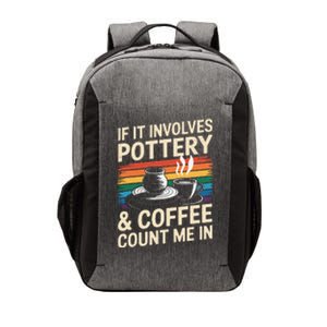 Pottery And Coffee Ceramic Artist Vector Backpack