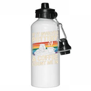 Pottery And Coffee Ceramic Artist Aluminum Water Bottle