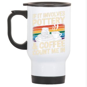 Pottery And Coffee Ceramic Artist Stainless Steel Travel Mug