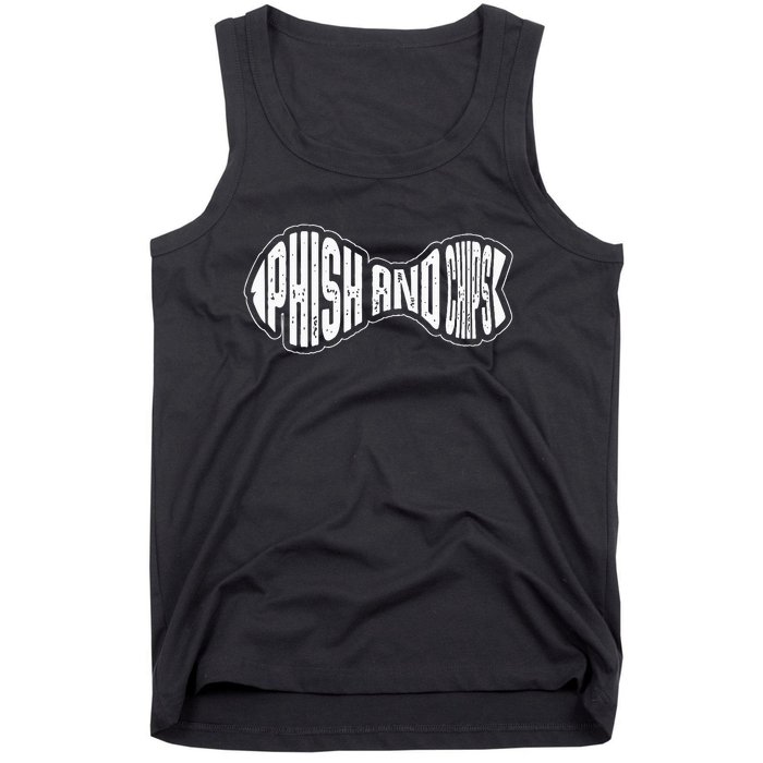 P.H.I.S.H And Chips Hacker Tank Top