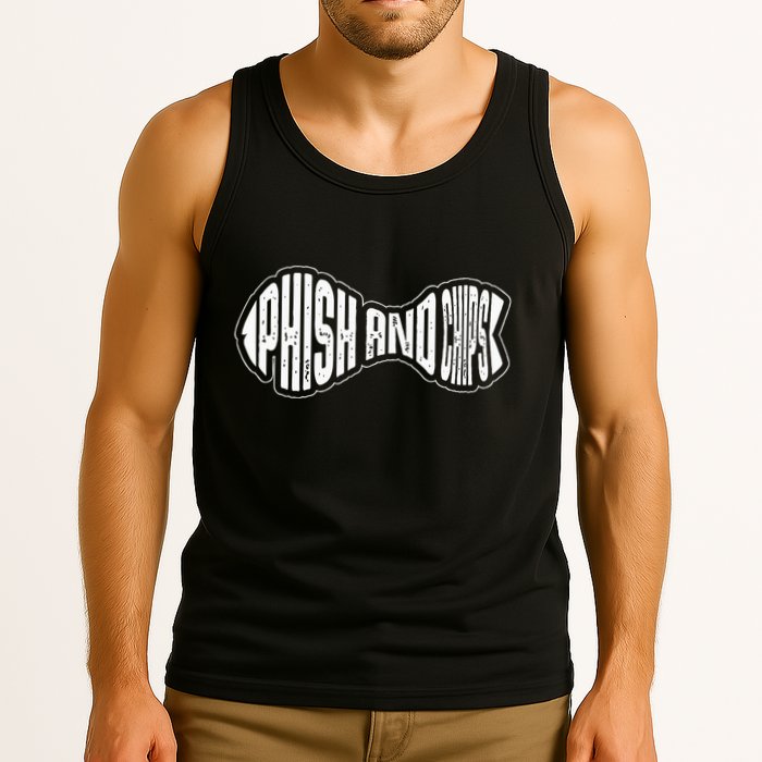 P.H.I.S.H And Chips Hacker Tank Top