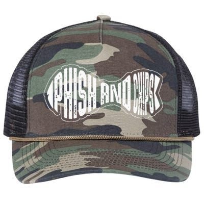 P.H.I.S.H And Chips Hacker Retro Rope Trucker Hat Cap