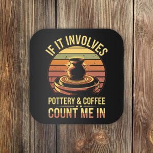 Pottery And Coffee Ceramic Artist Coaster