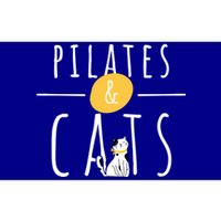 Pilates And Cats Owner Lover Instructor Teacher Gift Bumper Sticker