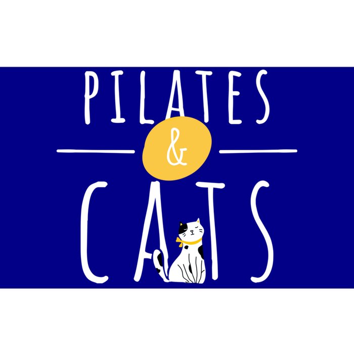 Pilates And Cats Owner Lover Instructor Teacher Gift Bumper Sticker