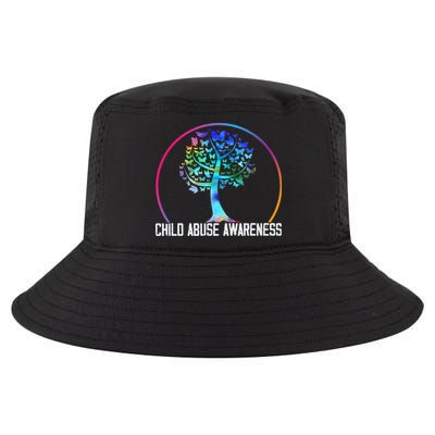 Protect All Child Abuse Prevention Awareness Month Cool Comfort Performance Bucket Hat