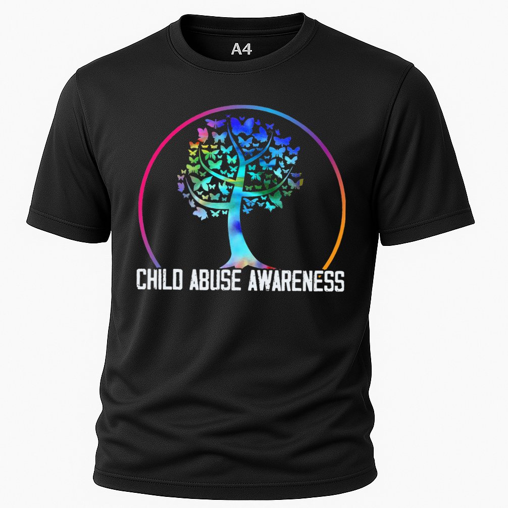 Protect All Child Abuse Prevention Awareness Month Cooling Performance Crew T-Shirt