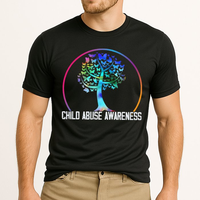 Protect All Child Abuse Prevention Awareness Month Cooling Performance Crew T-Shirt