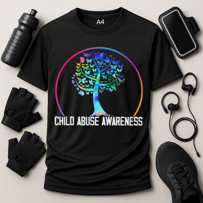 Protect All Child Abuse Prevention Awareness Month Cooling Performance Crew T-Shirt