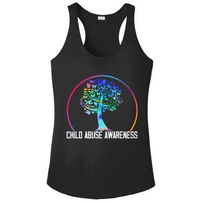 Protect All Child Abuse Prevention Awareness Month Ladies PosiCharge Competitor Racerback Tank