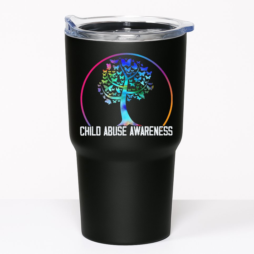 Protect All Child Abuse Prevention Awareness Month Tumbler