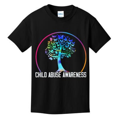 Protect All Child Abuse Prevention Awareness Month Kids T-Shirt