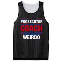 Prosecutor And Coach Vs Felon And His Weirdo Harris Waltz Mesh Reversible Basketball Jersey Tank