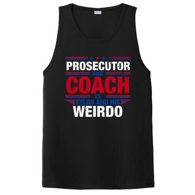 Prosecutor And Coach Vs Felon And His Weirdo Harris Waltz PosiCharge Competitor Tank