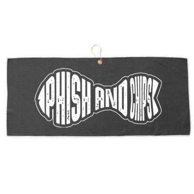 Phish And Chips, Hacker Large Microfiber Waffle Golf Towel