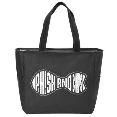 Phish And Chips, Hacker Zip Tote Bag