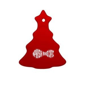 Phish And Chips, Hacker Ceramic Tree Ornament