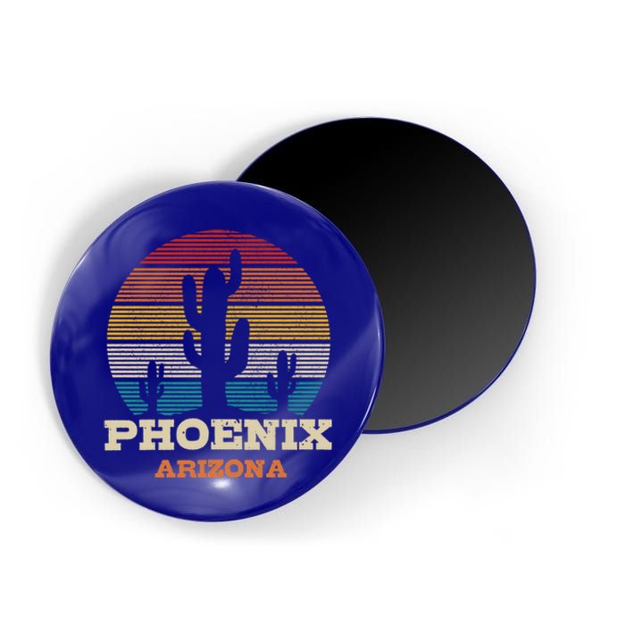 Phoenix Arizona Cactus Vintage Retro Desert Souvenir Gift Magnet