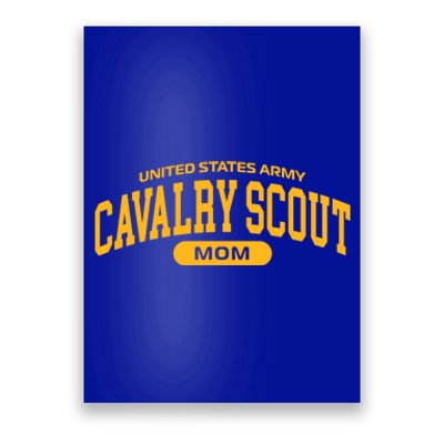 Proud Army Cavalry Scout Mom Funny Gift Poster