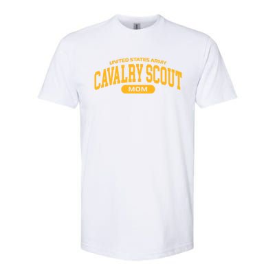 Proud Army Cavalry Scout Mom Funny Gift Softstyle CVC T-Shirt