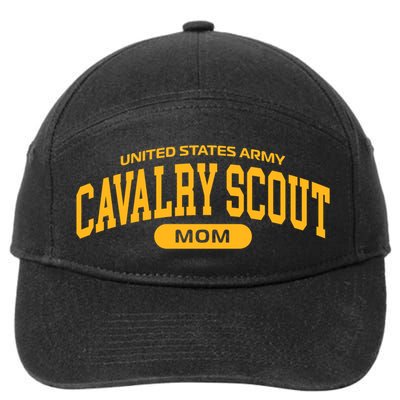 Proud Army Cavalry Scout Mom Gift 7-Panel Snapback Hat