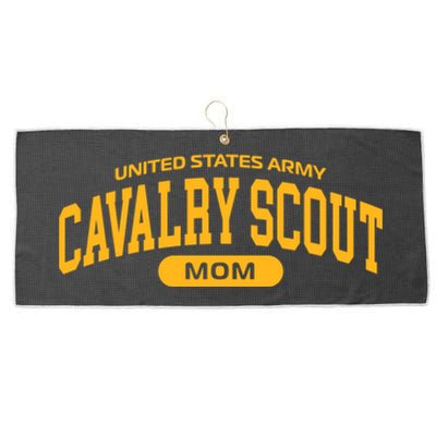 Proud Army Cavalry Scout Mom Gift Large Microfiber Waffle Golf Towel