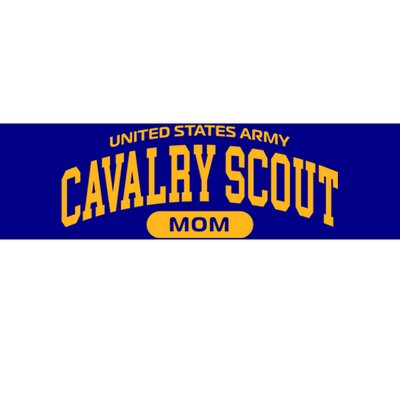 Proud Army Cavalry Scout Mom Gift Bumper Sticker