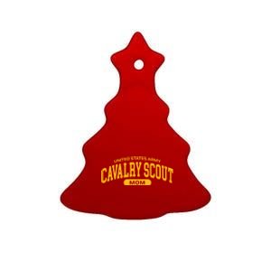 Proud Army Cavalry Scout Mom Gift Ceramic Tree Ornament