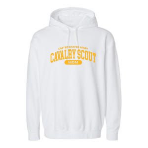 Proud Army Cavalry Scout Mom Gift Garment-Dyed Fleece Hoodie