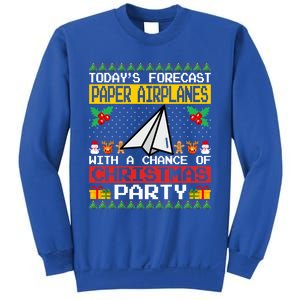 Paper Airplanes Christmas Party Origami Lover Ugly Xmas Gift Sweatshirt