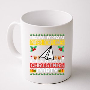 Paper Airplanes Christmas Party Origami Lover Ugly Xmas Gift Coffee Mug