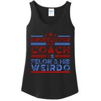 Prosecutor And Coach Vs Felon And His Weirdo Ladies Essential Tank