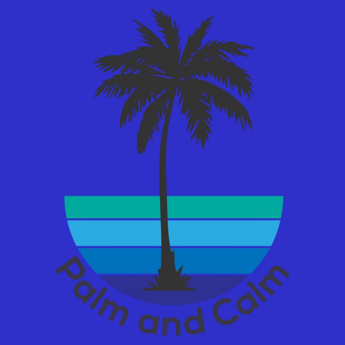 Palm And Calm Summer Vacation Vibes Vacay Mode Sunshine Meaningful Gift Visor