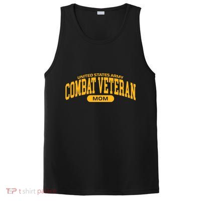 Proud Army Combat Veteran Mom Gift PosiCharge Competitor Tank