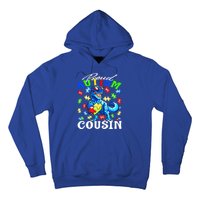 Proud Autism Cousin Dinosaur Autism Awareness Funny Gift Hoodie