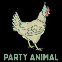 Party Animal Chicken Birthday, Chicken Birthday Long Sleeve Shirt