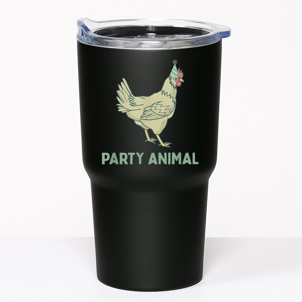 Party Animal Chicken Birthday, Chicken Birthday Tumbler