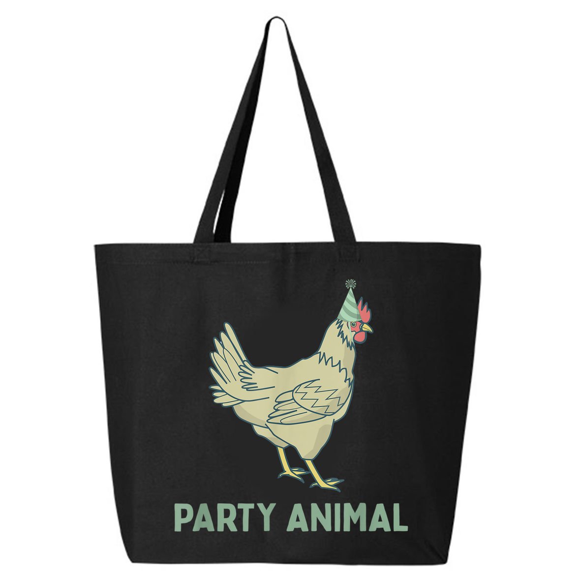 Party Animal Chicken Birthday, Chicken Birthday 25L Jumbo Tote
