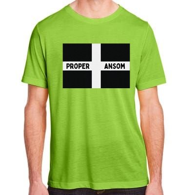 Proper Ansom Cornish Saying Cornwall Adult ChromaSoft Performance T-Shirt