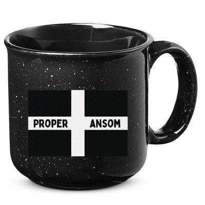 Proper Ansom Cornish Saying Cornwall 15oz Campfire Ceramic Mug