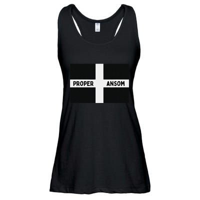 Proper Ansom Cornish Saying Cornwall Ladies Essential Flowy Tank